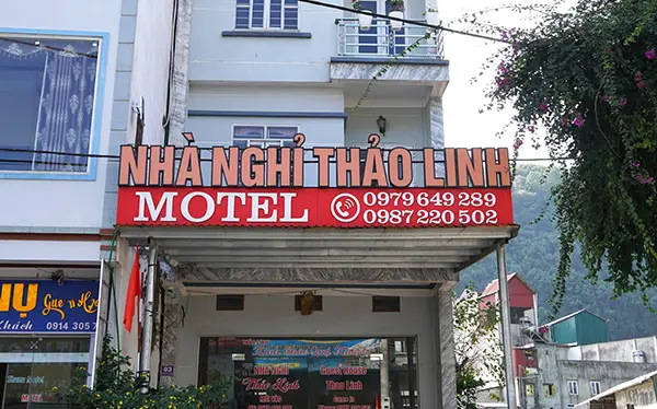 bảng hiệu quảng cáo nhà nghỉ