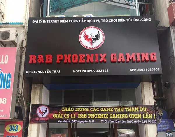 bảng hiệu quán net