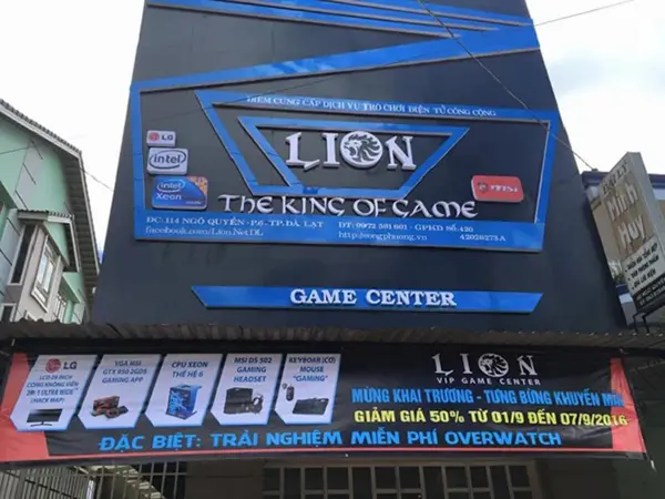 bảng hiệu phòng game