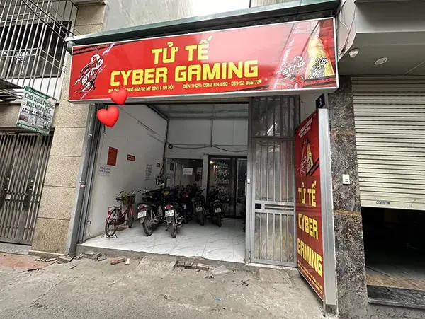 bảng hiệu tiệm net