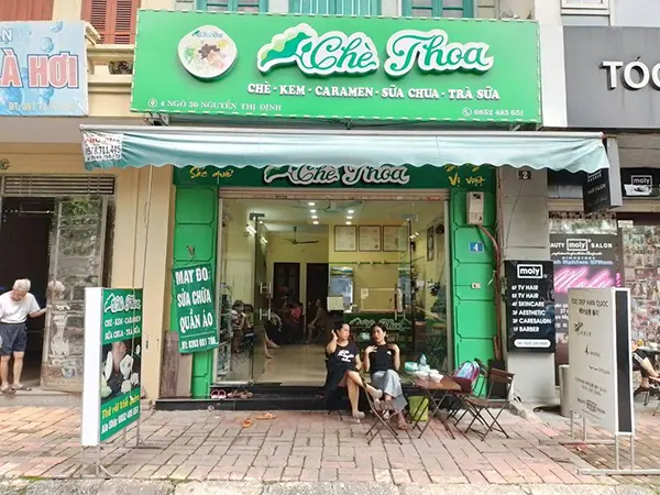 bảng hiệu quán chè