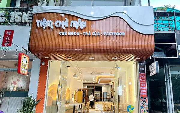 bảng hiệu quán chè