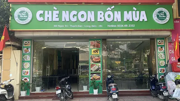 bảng hiệu quán chè