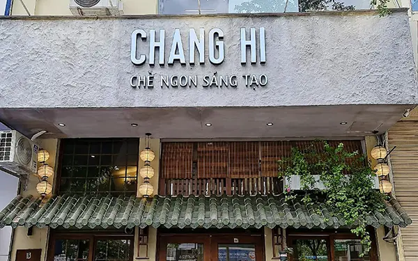 bảng hiệu quán chè