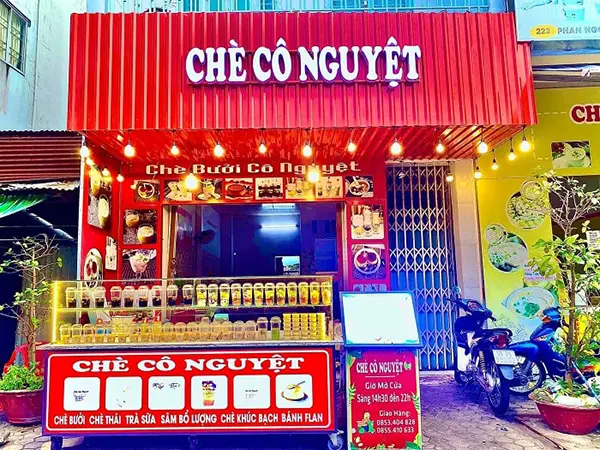 bảng hiệu quán chè