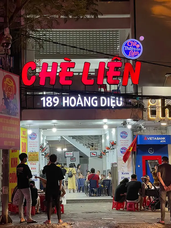 bảng hiệu quán chè