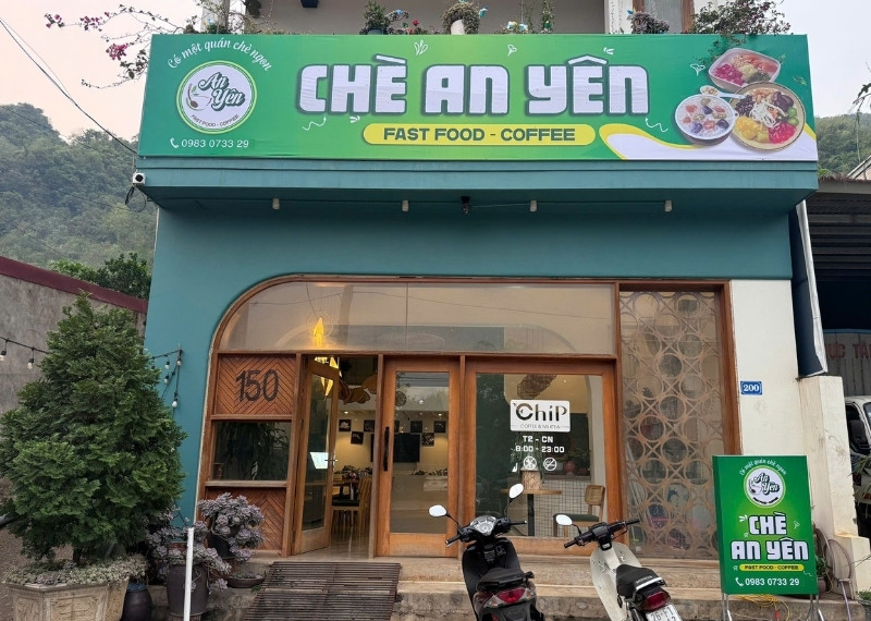 Bảng hiệu quán chè Hiflex