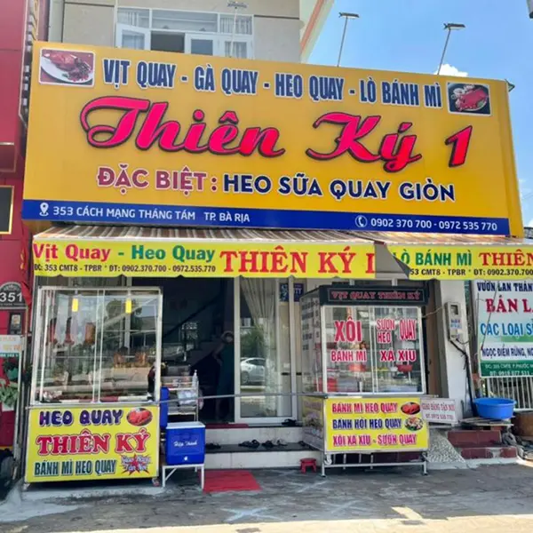 bảng hiệu tiệm vịt quay