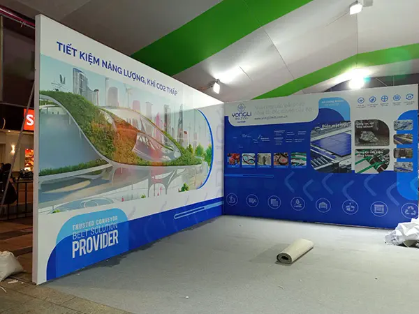 backdrop gian hàng hội chợ