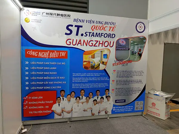 backdrop gian hàng hội chợ