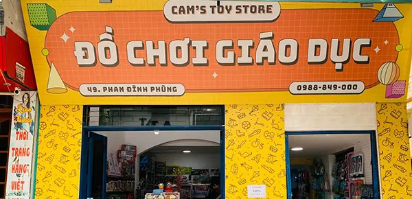 bảng hiệu đồ chơi trẻ em
