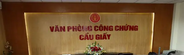 bảng hiệu văn phòng công chứng