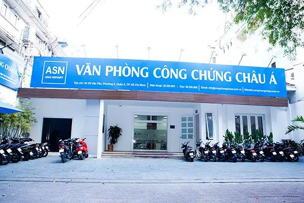 bảng hiệu văn phòng công chứng