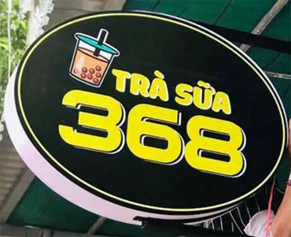 biển vẫy quán trà sữa