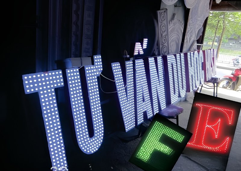 Chữ Alu cắm LED tư vấn du học
