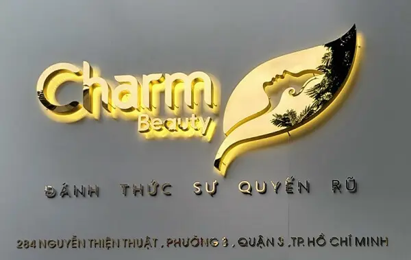 chữ nổi inox vàng gương