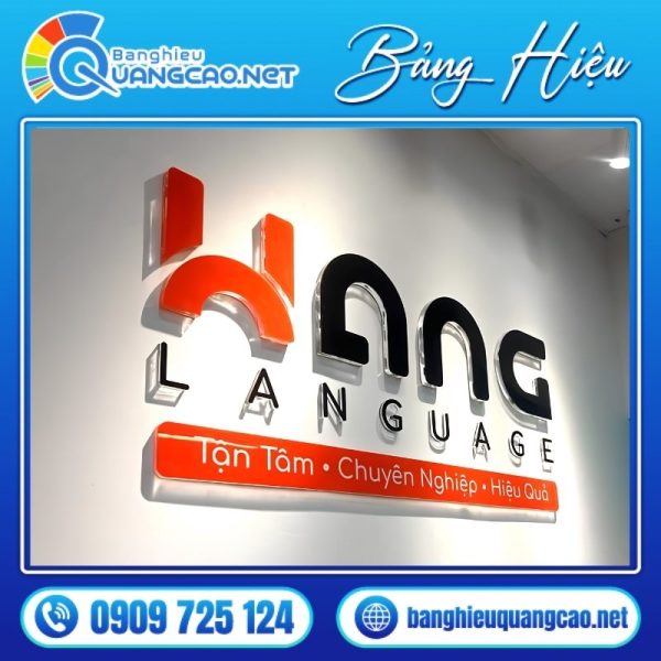 Chữ Nổi Mica Dán Tường