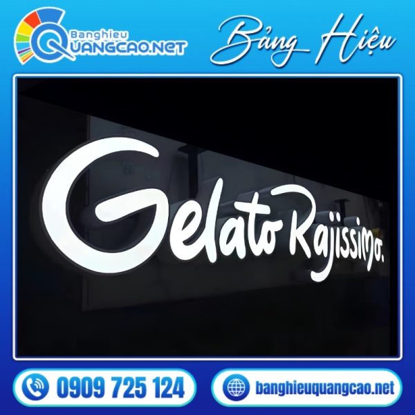 Chữ Nổi Mica Đèn LED