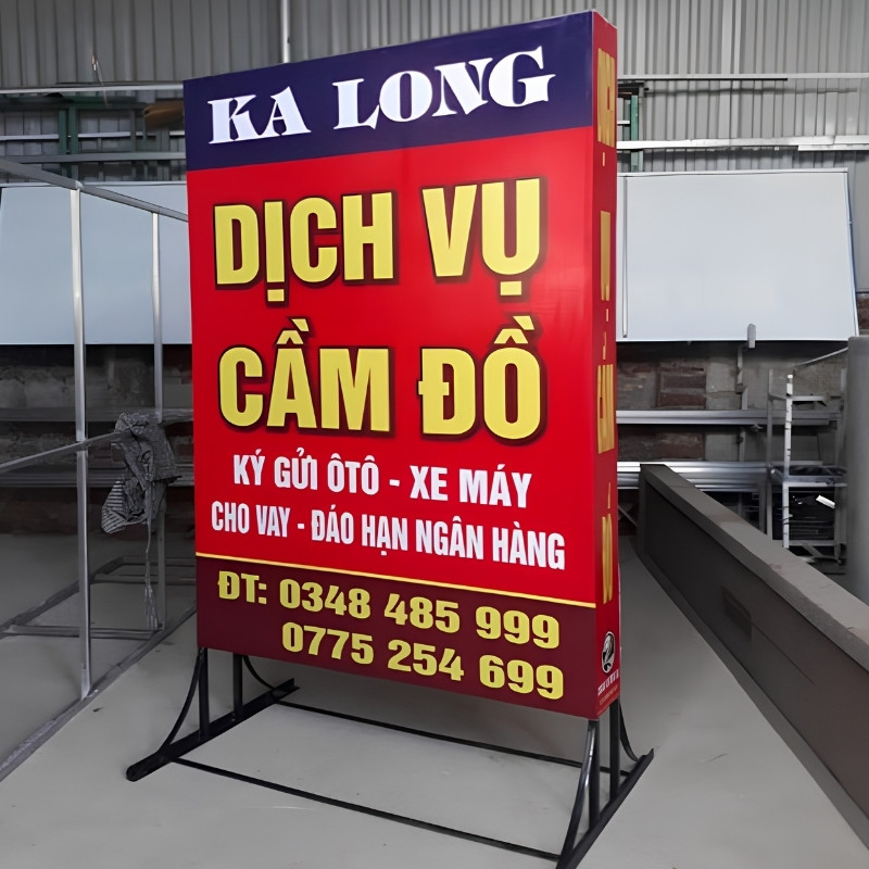 Hộp đèn cầm đồ bằng Hiflex