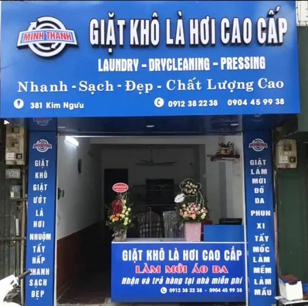 Bảng Hiệu Màu Xanh Dương 9 bảng hiệu màu xanh dương