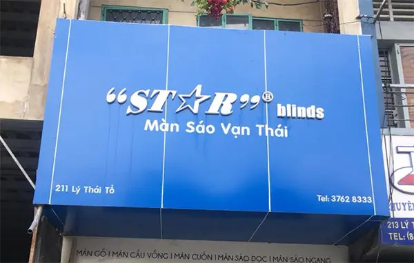 Bảng Hiệu Màu Xanh Dương 16 bảng hiệu màu xanh dương