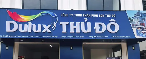 Bảng Hiệu Màu Xanh Dương 3 bảng hiệu màu xanh dương