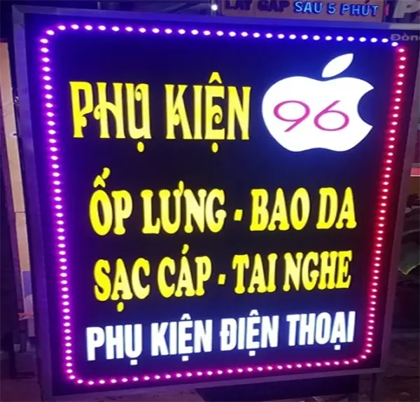biển vẫy điện thoại