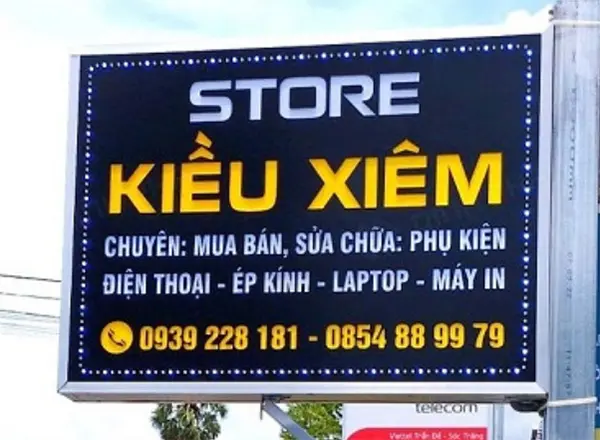 biển vẫy điện thoại