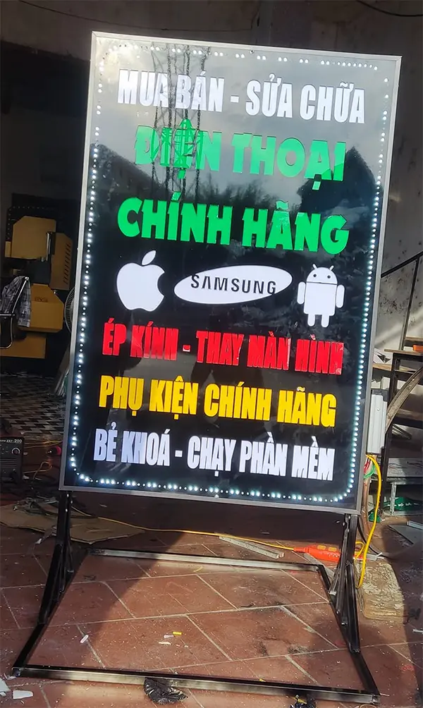 biển vẫy điện thoại
