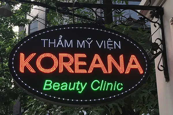biển vẫy led hình elip