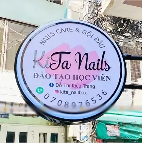 biển vẫy nail đẹp
