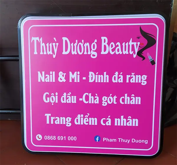 biển vẫy nail
