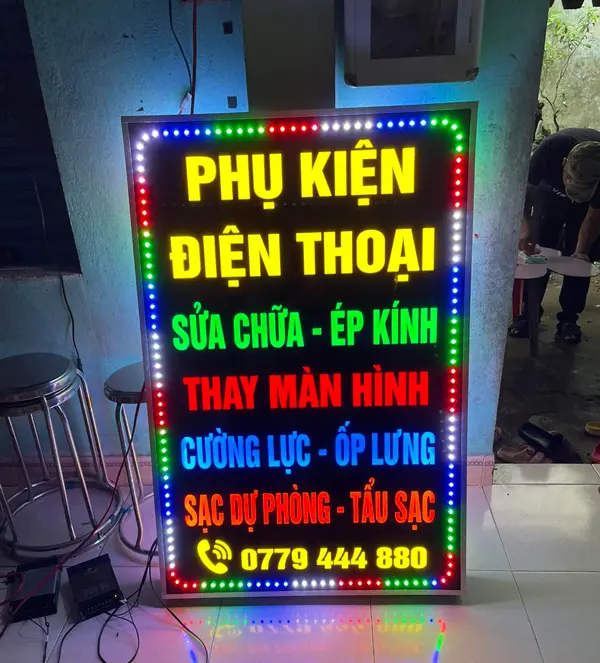 hộp đèn alu âm bản