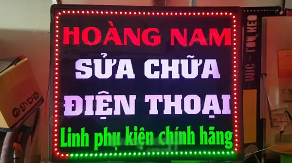 hộp đèn alu âm bản