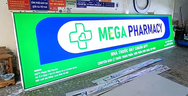 hộp đèn bạt 3m