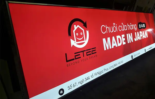 hộp đèn bạt 3m