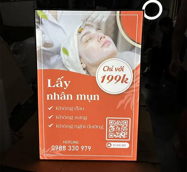 hộp đèn led siêu mỏng