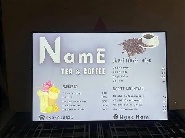 hộp đèn led siêu mỏng