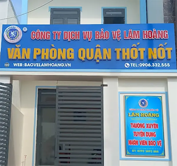 bảng hiệu công ty bảo vệ
