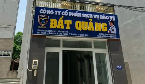 bảng hiệu công ty bảo vệ