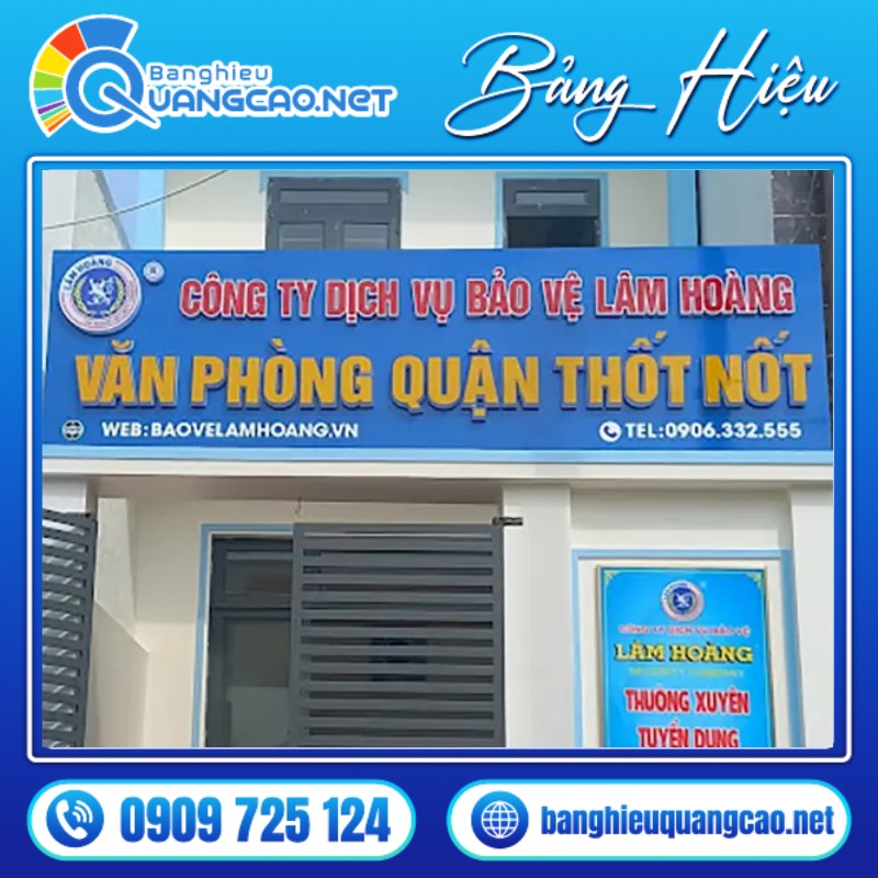 Bảng Hiệu Công Ty Bảo Vệ
