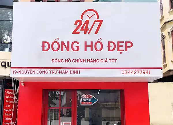 bảng hiệu đồng hồ