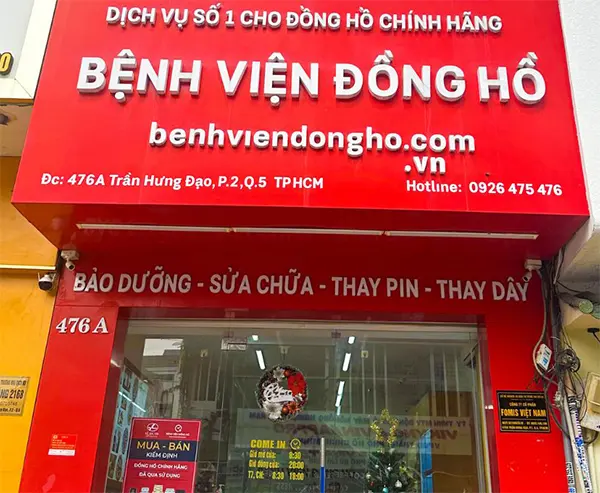 bảng hiệu tiệm đồng hồ