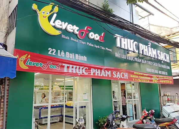 bảng hiệu cửa hàng thực phẩm