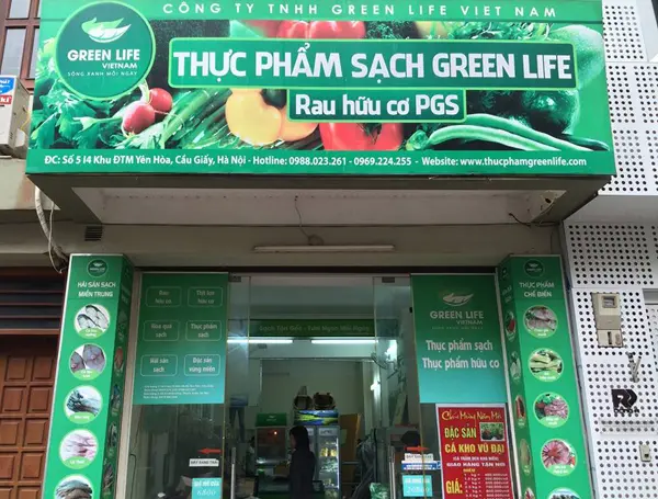 bảng hiệu cửa hàng thực phẩm