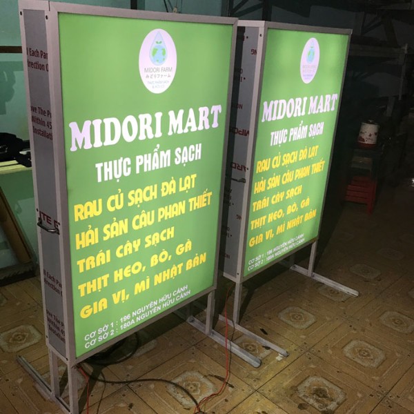 Hộp đèn cửa hàng thực thẩm