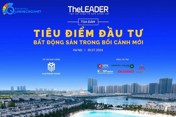 Backdrop bất động sản The Leader