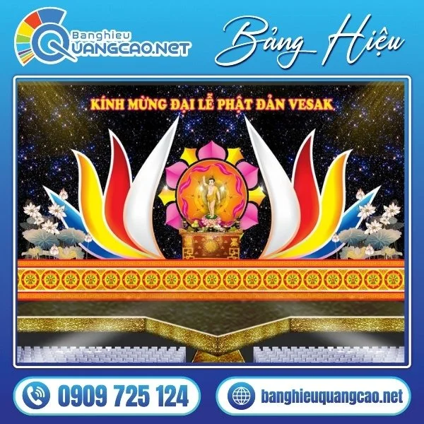 Backdrop Phật Đản