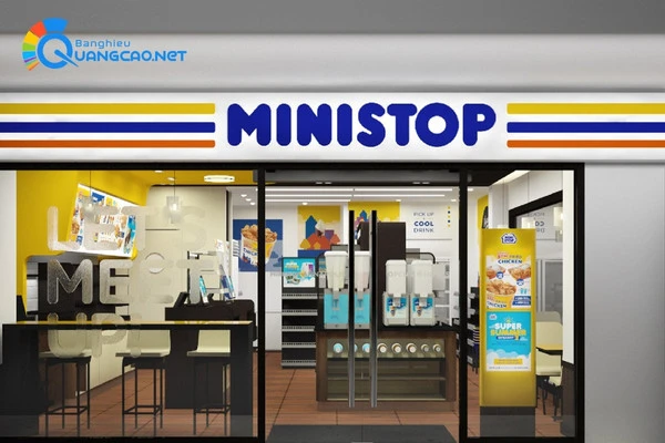 Bảng hiệu cửa hàng tiện lợi hộp đèn