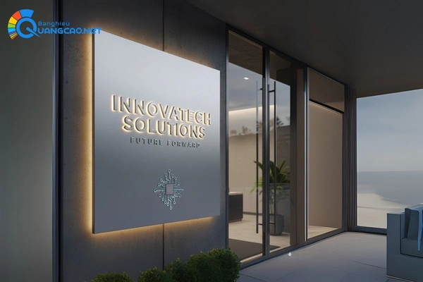 Bảng hiệu inox chữ nổi